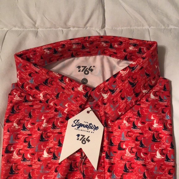 1764 Other - Golf Polo. Red 1764 brand. 2XL XXL. Athletic polo. Brand new. Tags on Never worn